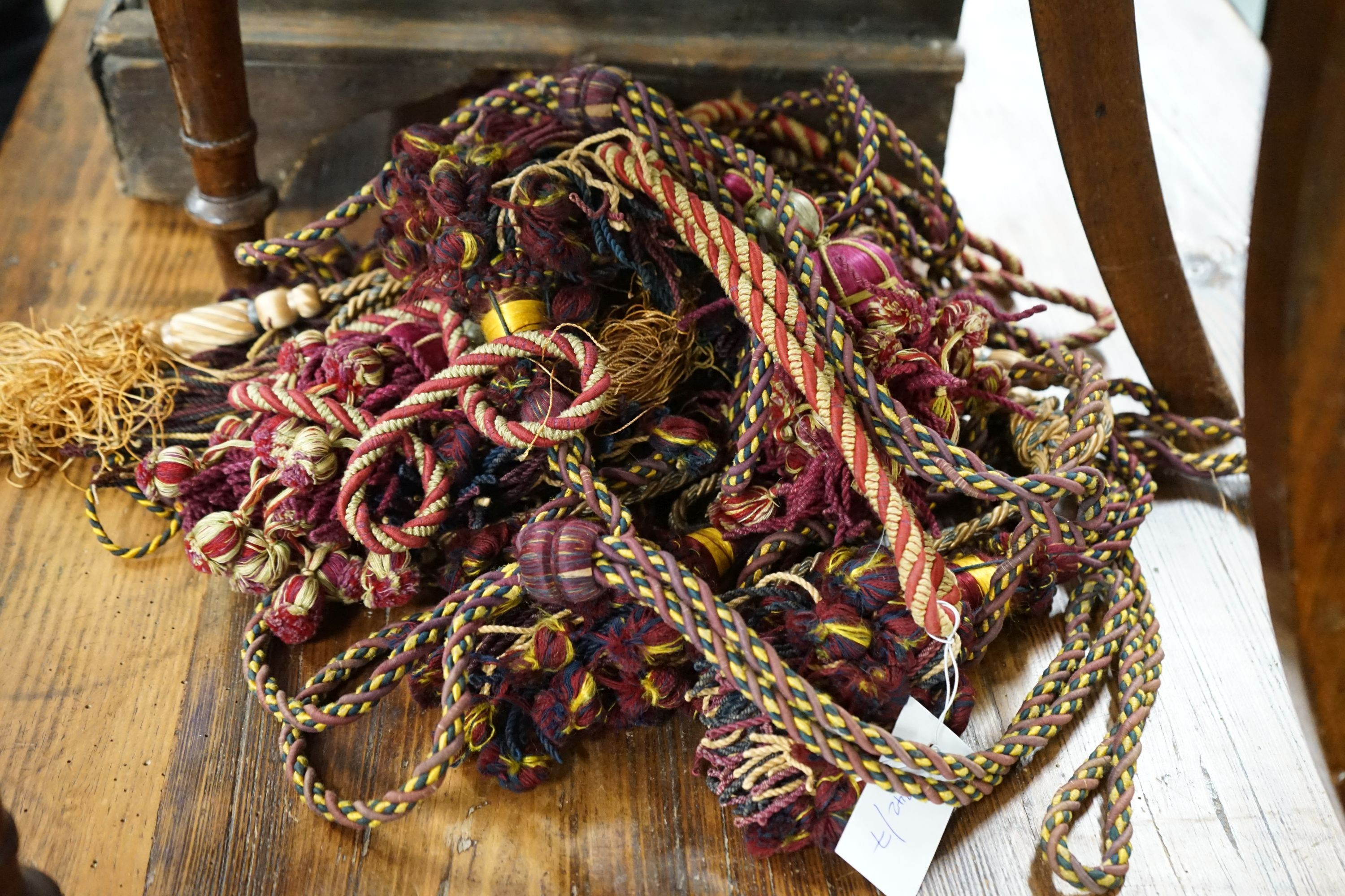 Thirteen curtain tie backs